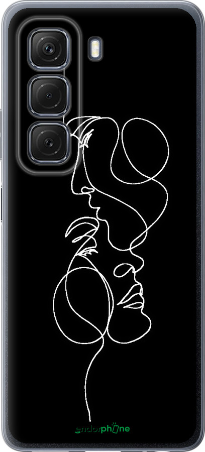 Силиконовый чехол Пара для Infinix Hot 50 5G - 4457u-3795 изображение 