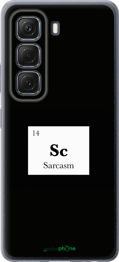 Силиконовый чехол Сарказм для Infinix Hot 50 5G - 4501u-3795 изображение 