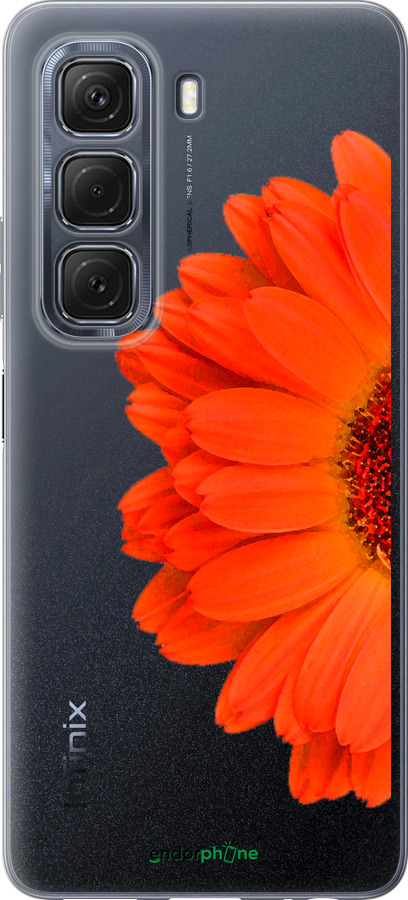 Силиконовый чехол Гербера 1 для Infinix Hot 50 5G - 4534u-3795 изображение 