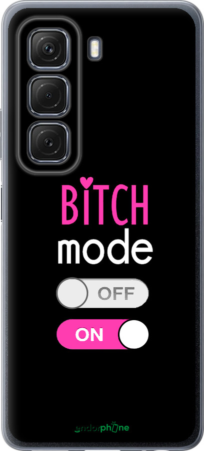 Силіконовий чехол Bitch mode для Infinix Hot 50 5G - 4548u-3795 изображение 