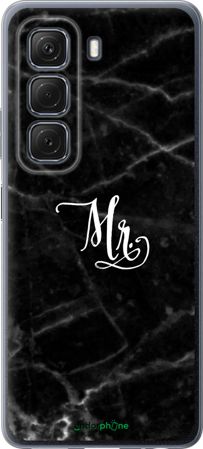 Силиконовый чехол Мрамор1 для Infinix Hot 50 5G - 4582u-3795 изображение 