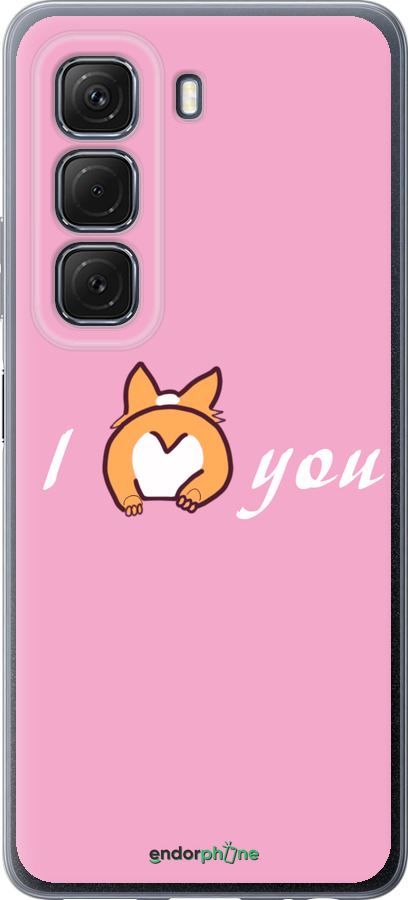 Силиконовый чехол Люблю1 для Infinix Hot 50 5G - 4587u-3795 изображение 