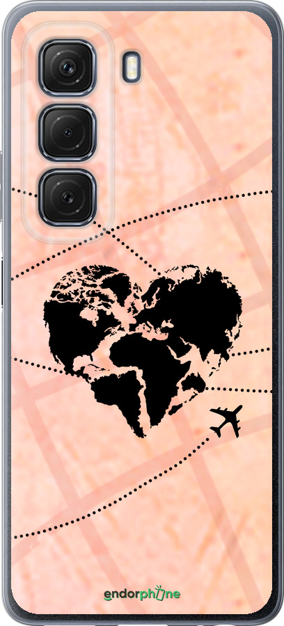 Силиконовый чехол Путешествуй для Infinix Hot 50 5G - 4607u-3795 изображение 