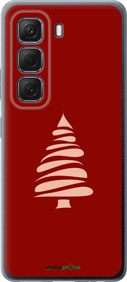 Силиконовый чехол Новогодний 15 для Infinix Hot 50 5G - 4628u-3795 изображение 