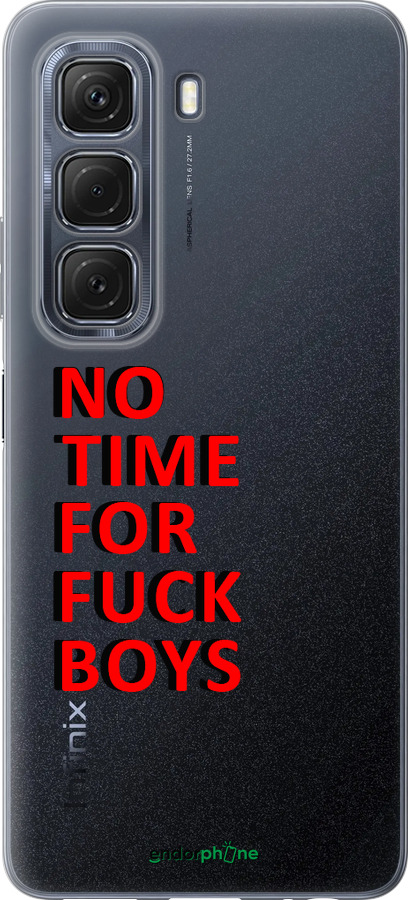 Силиконовый чехол Нет времени для Infinix Hot 50 5G - 4635u-3795 изображение 