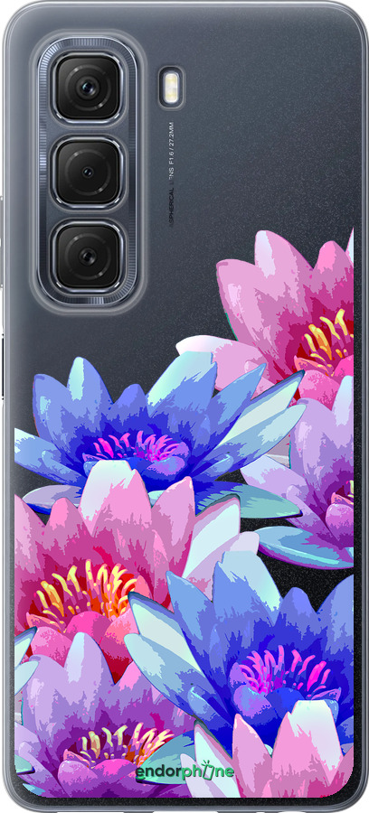 Силиконовый чехол Лотос для Infinix Hot 50 5G - 4862u-3795 изображение 