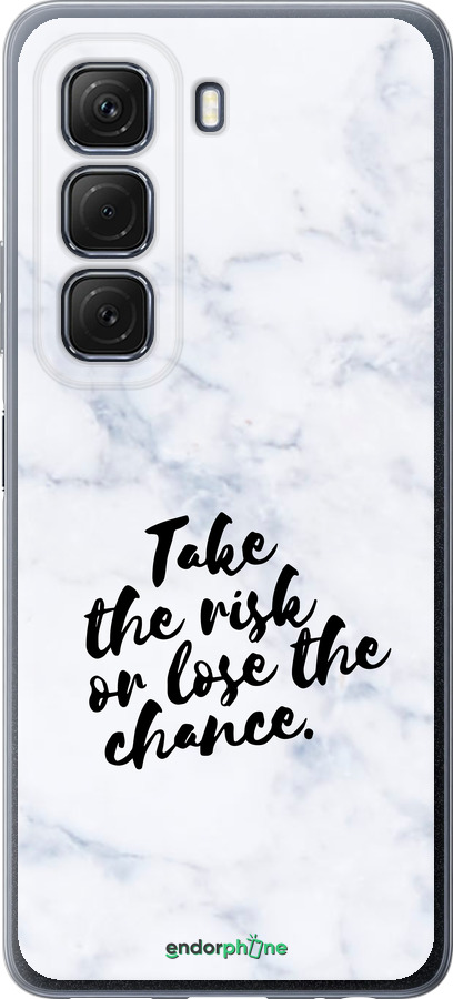 Силиконовый чехол Рискнуть или потерять шанс для Infinix Hot 50 5G - 4866u-3795 изображение 