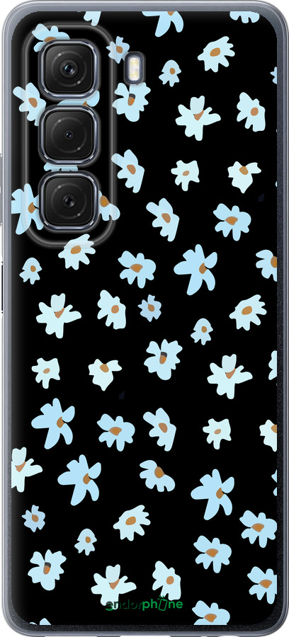 Силиконовый чехол Цветочный для Infinix Hot 50 5G - 4900u-3795 изображение 