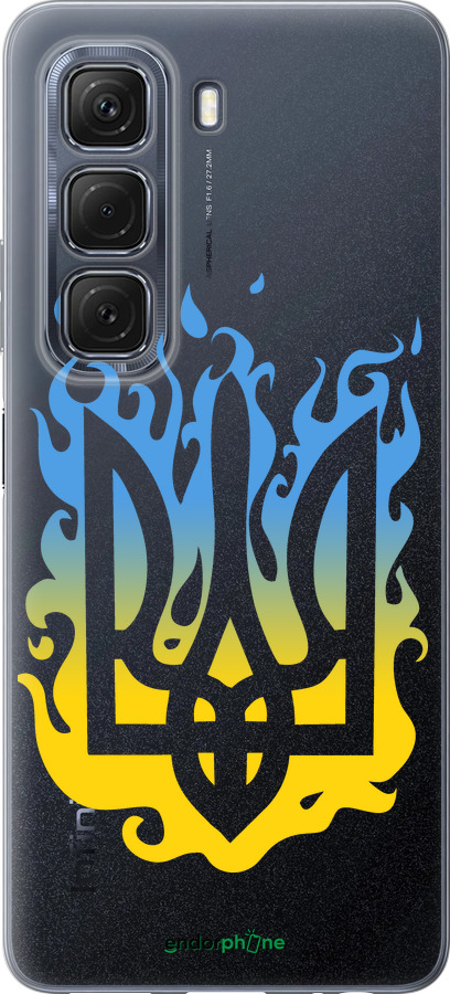 Силиконовый чехол Герб v1 для Infinix Hot 50 5G - 5258u-3795 изображение 