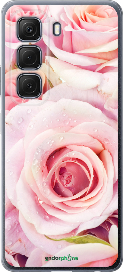 Силиконовый чехол Розы для Infinix Hot 50 5G - 525u-3795 изображение 