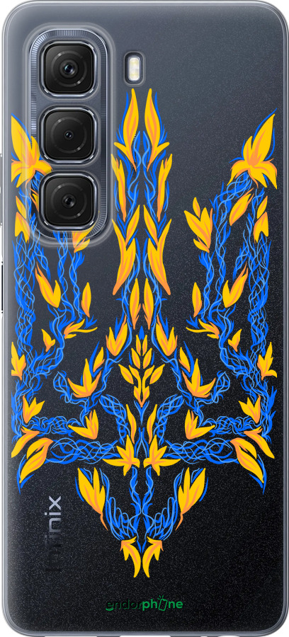 Силиконовый чехол Герб Украины v3 для Infinix Hot 50 5G - 5313u-3795 изображение 