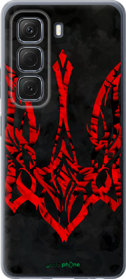 Силиконовый чехол Герб Украины v4 для Infinix Hot 50 5G - 5319u-3795 изображение 