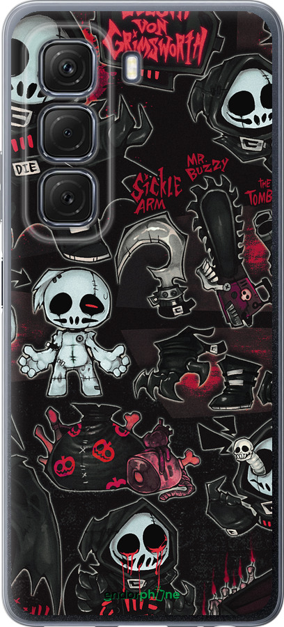 Силиконовый чехол № 5380 для Infinix Hot 50 5G - 5380u-3795 изображение 