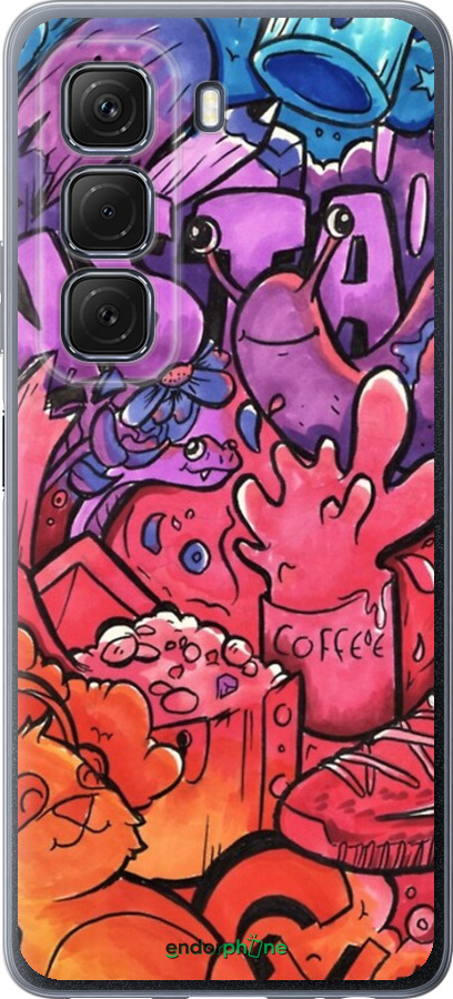 Силиконовый чехол № 5391 для Infinix Hot 50 5G - 5391u-3795 изображение 