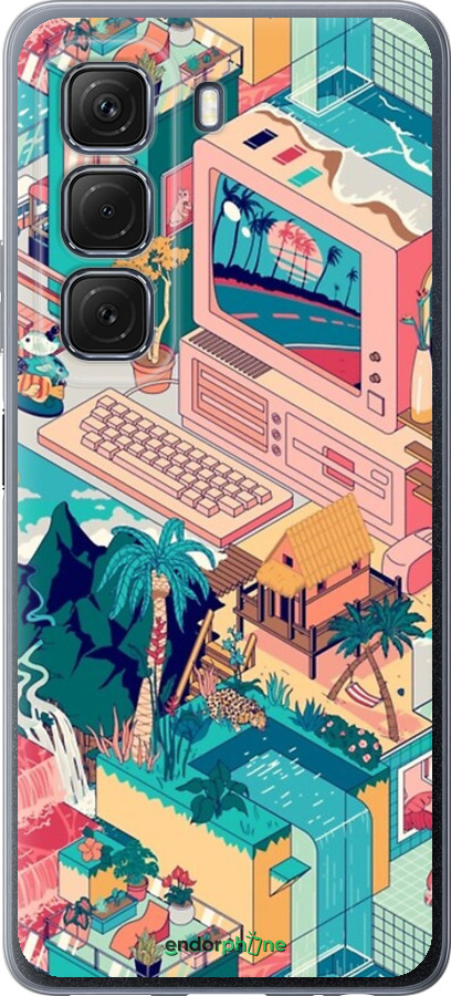 Силиконовый чехол № 5393 для Infinix Hot 50 5G - 5393u-3795 изображение 