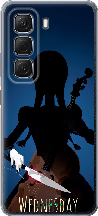 Силиконовый чехол Wednesday для Infinix Hot 50 5G - 5515u-3795 изображение 