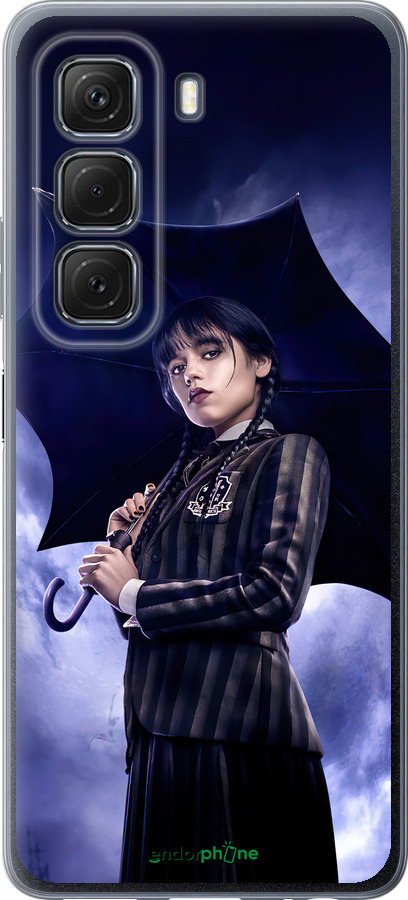 Силиконовый чехол Wednesday v2 для Infinix Hot 50 5G - 5516u-3795 изображение 