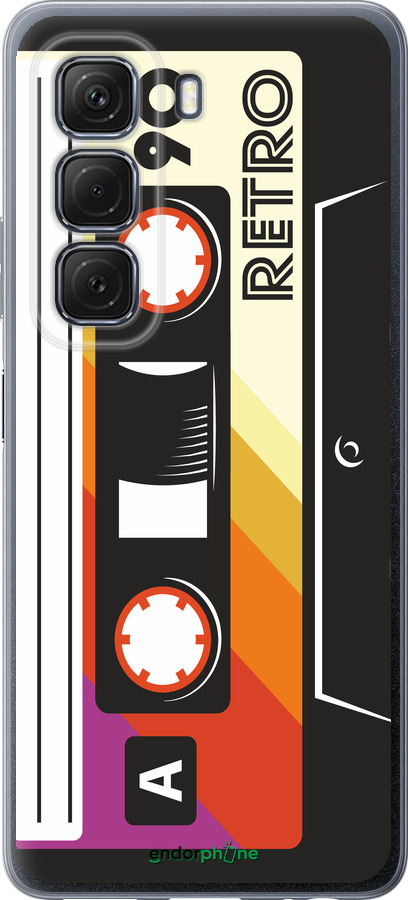 Силиконовый чехол Кассета с90 v4 для Infinix Hot 50 5G - 5532u-3795 изображение 