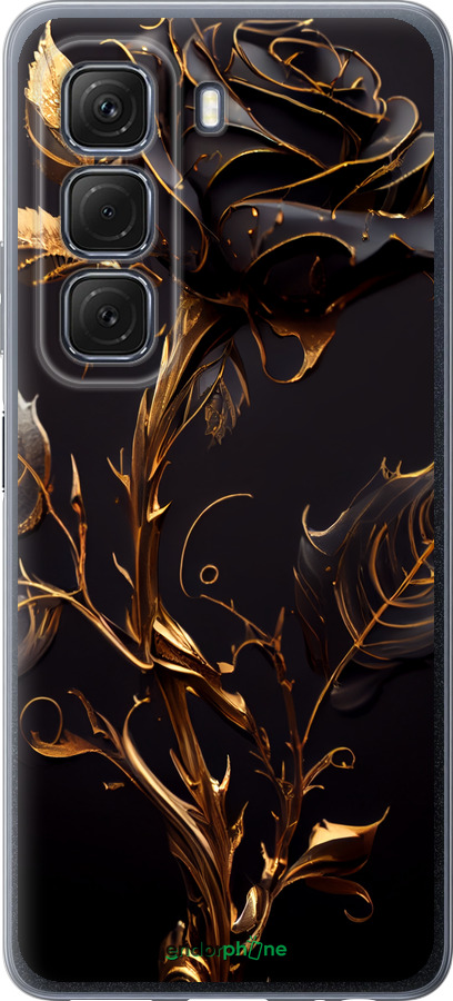 Силиконовый чехол Роза 3 для Infinix Hot 50 5G - 5552u-3795 изображение 