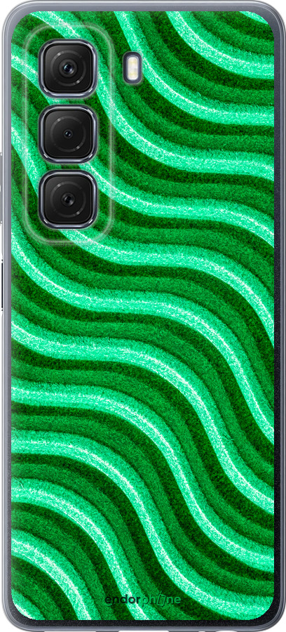 Силиконовый чехол Волнистые линии для Infinix Hot 50 5G - 5578u-3795 изображение 