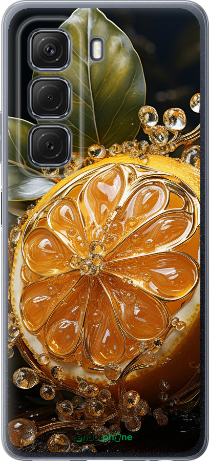 Силиконовый чехол Лимон для Infinix Hot 50 5G - 5647u-3795 изображение 