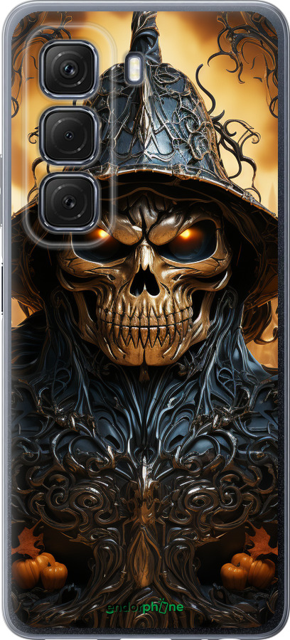 Силиконовый чехол Череп 2 для Infinix Hot 50 5G - 5652u-3795 изображение 