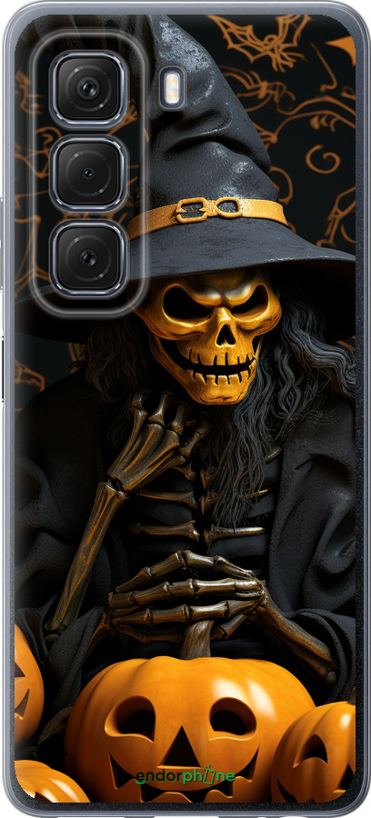 Силиконовый чехол Halloween 2 для Infinix Hot 50 5G - 5654u-3795 изображение 