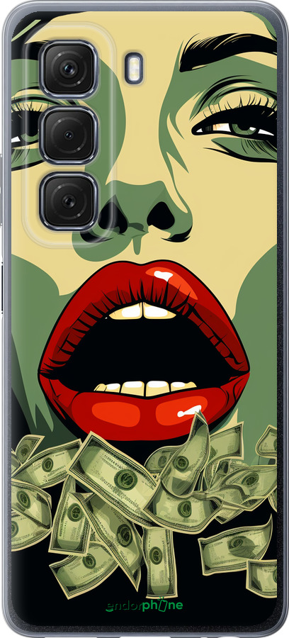 Силиконовый чехол Big money 2 для Infinix Hot 50 5G - 5668u-3795 изображение 