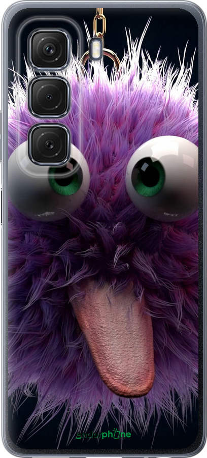 Силиконовый чехол Пушистик для Infinix Hot 50 5G - 6017u-3795 изображение 