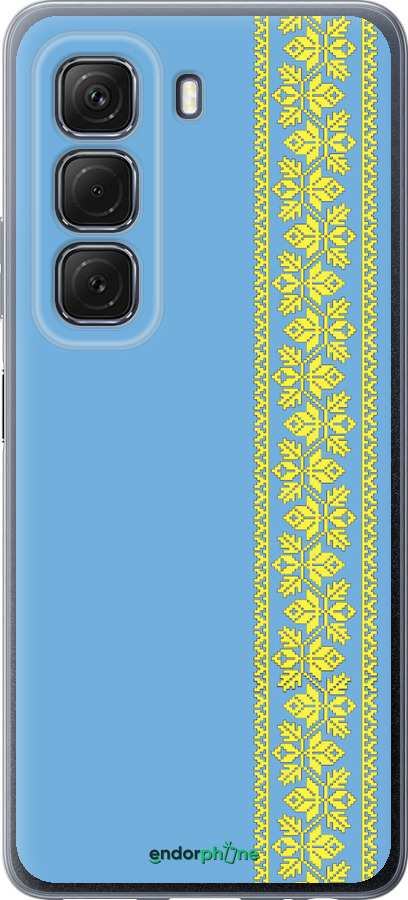 Силиконовый чехол Вышиванка 33 для Infinix Hot 50 5G - 602u-3795 изображение 