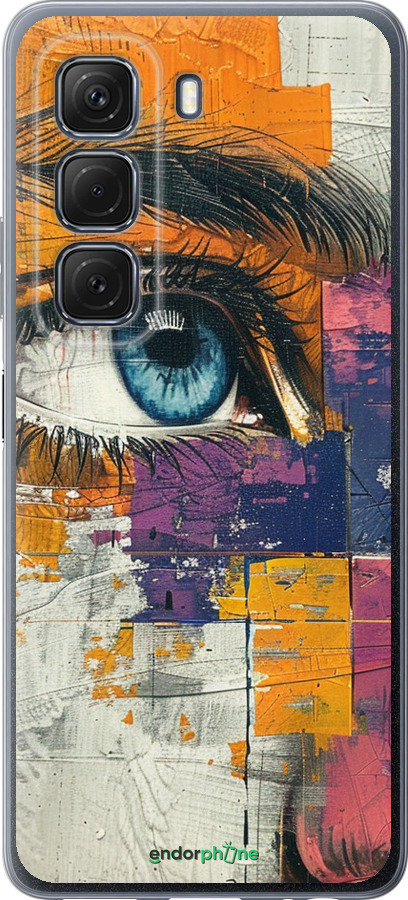 Силиконовый чехол Цветная фреска для Infinix Hot 50 5G - 6032u-3795 изображение 