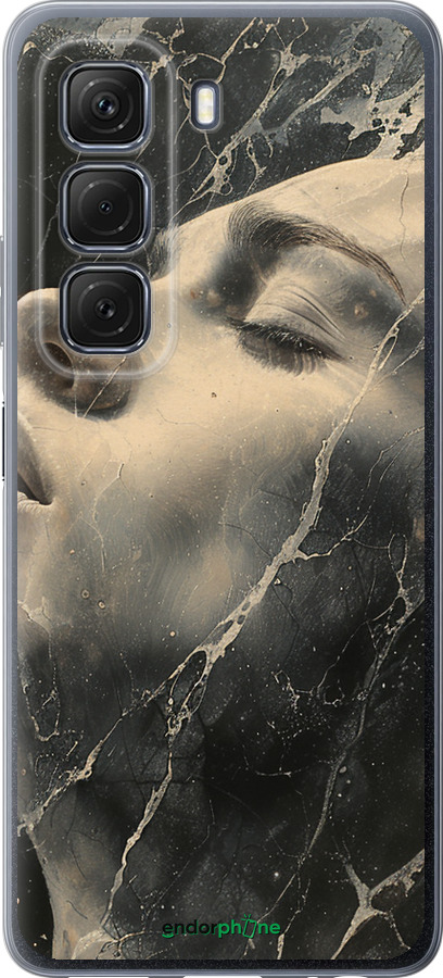Силиконовый чехол Мраморная женщина для Infinix Hot 50 5G - 6040u-3795 изображение 