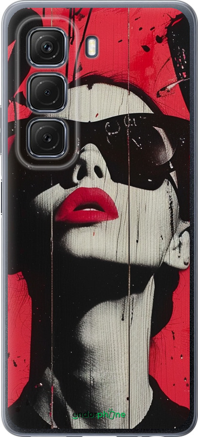 Силиконовый чехол XO Love v1 для Infinix Hot 50 5G - 6045u-3795 изображение 