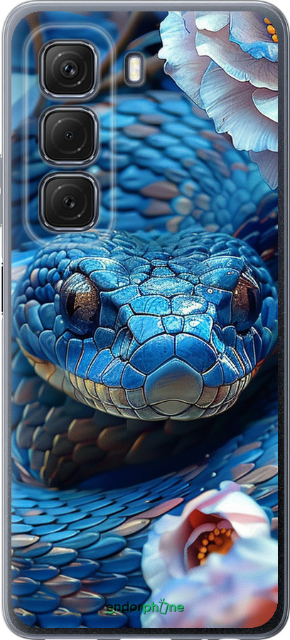 Силиконовый чехол Blue Snake для Infinix Hot 50 5G - 6079u-3795 изображение 