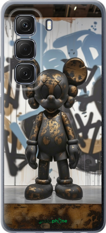 Силиконовый чехол Bronze kaws v2 для Infinix Hot 50 5G - 6098u-3795 изображение 