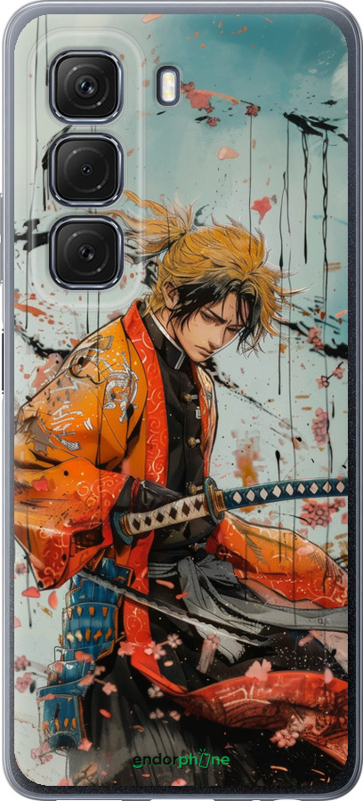 Силиконовый чехол Agatsuma Zenitsu: Убийца демонов для Infinix Hot 50 5G - 6118u-3795 изображение 