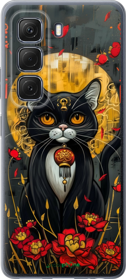 Силиконовый чехол China Cat для Infinix Hot 50 5G - 6134u-3795 изображение 