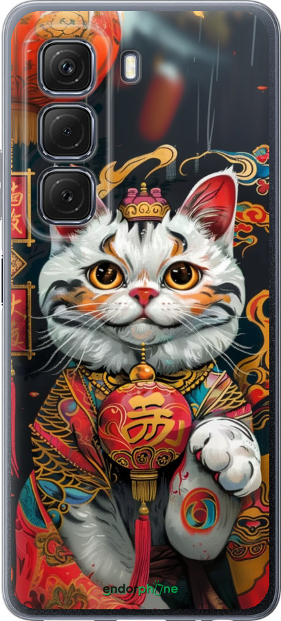 Силиконовый чехол China Cat v2 для Infinix Hot 50 5G - 6135u-3795 изображение 