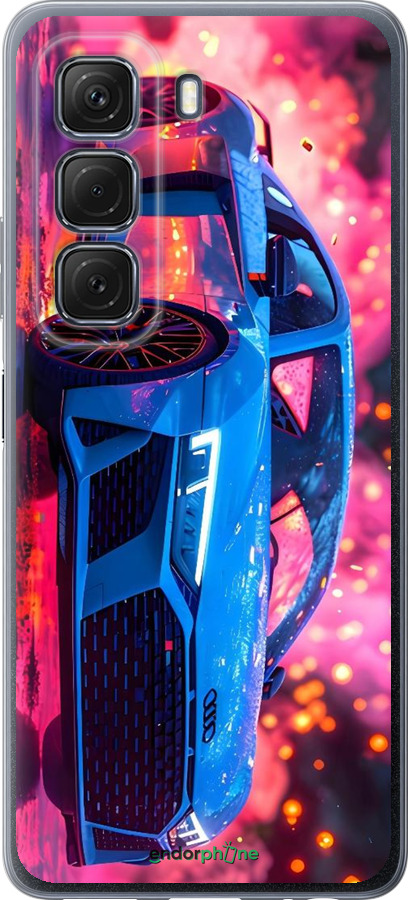 Силиконовый чехол Ауди для Infinix Hot 50 5G - 6286u-3795 изображение 