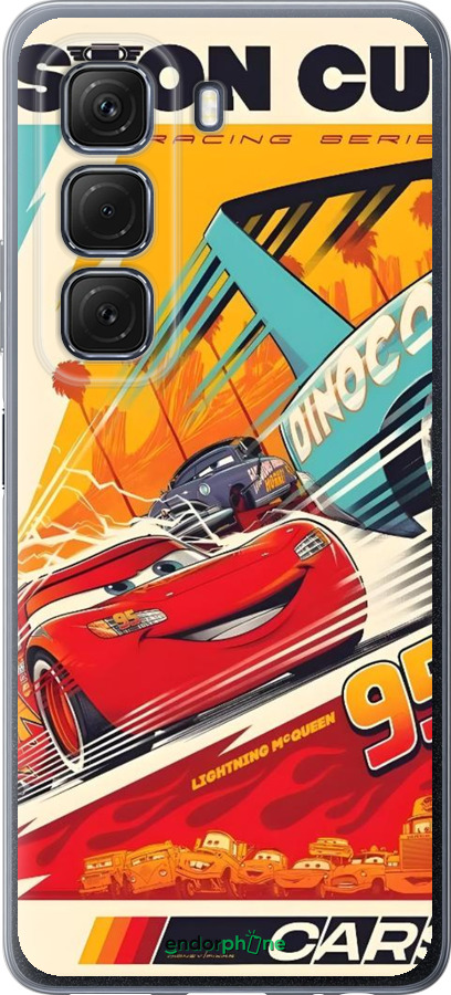 Силиконовый чехол Тачки для Infinix Hot 50 5G - 6288u-3795 изображение 