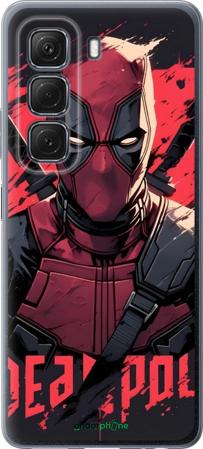 Силиконовый чехол Дедпул для Infinix Hot 50 5G - 6293u-3795 изображение 