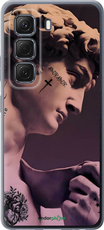 Силиконовый чехол Давид для Infinix Hot 50 5G - 6302u-3795 изображение 