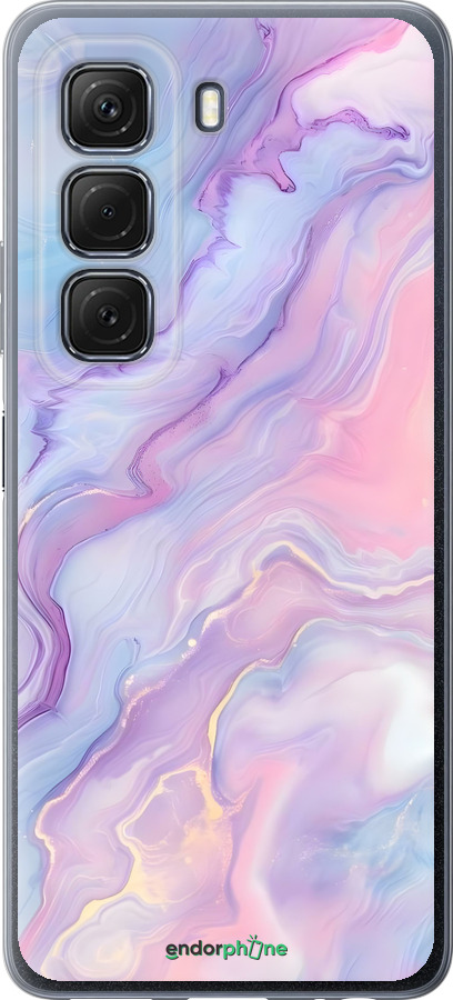 Силиконовый чехол Нежный мрамор для Infinix Hot 50 5G - 6310u-3795 изображение 