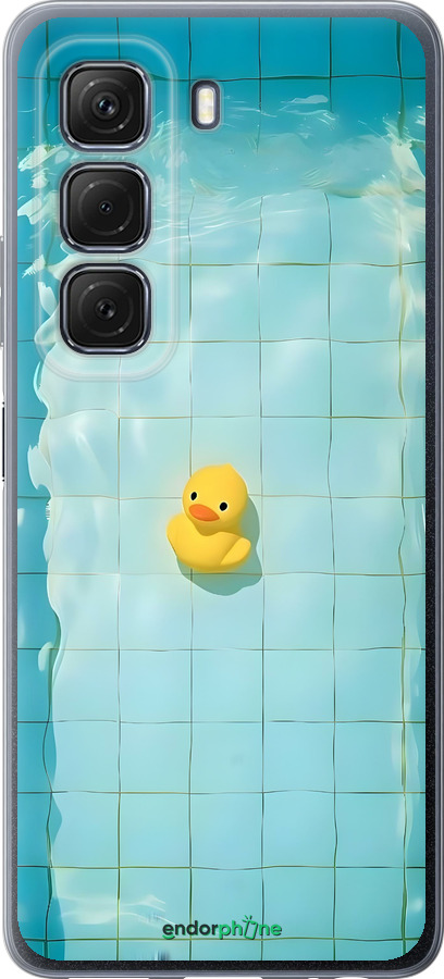 Силиконовый чехол Утенок для Infinix Hot 50 5G - 6323u-3795 изображение 