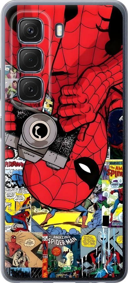Силиконовый чехол Человек паук 2 для Infinix Hot 50 5G - 6333u-3795 изображение 