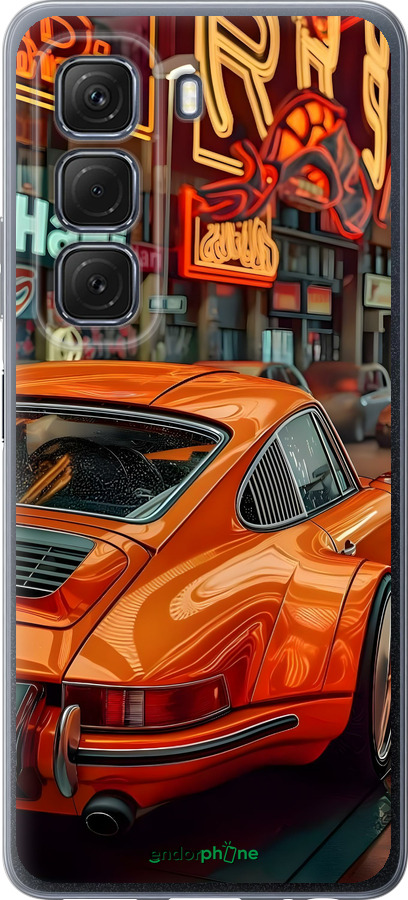 Силиконовый чехол Порше для Infinix Hot 50 5G - 6334u-3795 изображение 