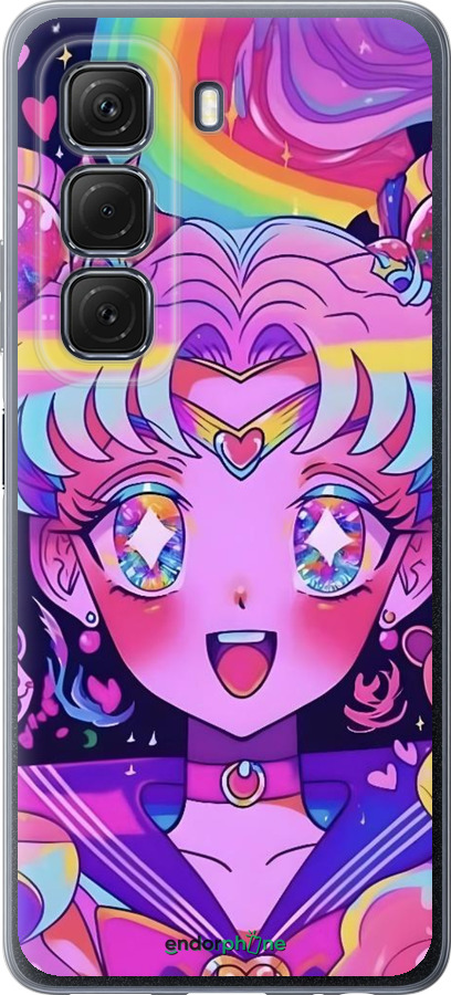 Силиконовый чехол Сейлор Мун 3 для Infinix Hot 50 5G - 6352u-3795 изображение 