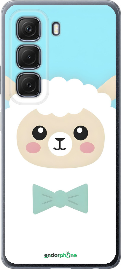 Силиконовый чехол Милый барашек для Infinix Hot 50 5G - 6355u-3795 изображение 