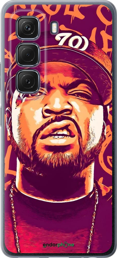 Силиконовый чехол Айс кюб для Infinix Hot 50 5G - 6367u-3795 изображение 