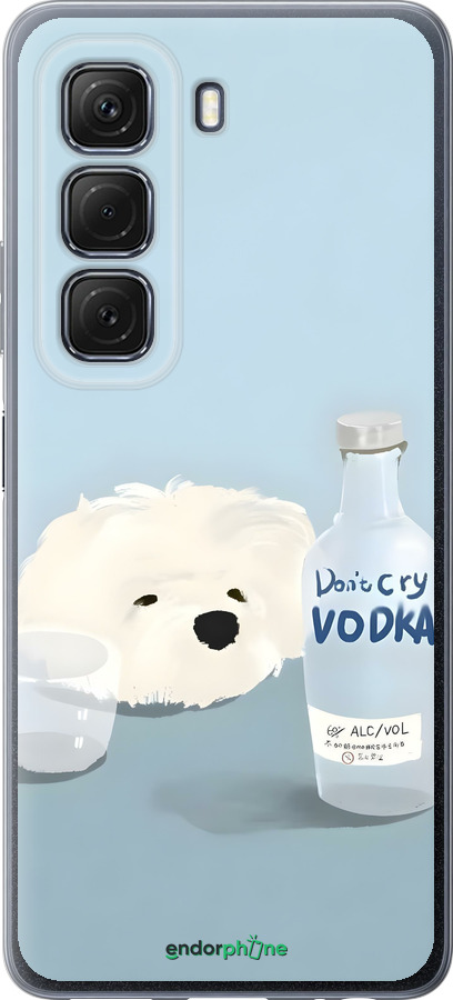 Силиконовый чехол Пес водка для Infinix Hot 50 5G - 6368u-3795 изображение 